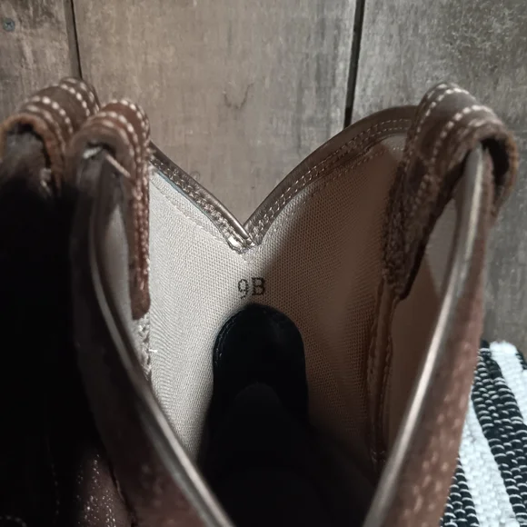 Womens Brown Western Boots - Picture 5 of 7